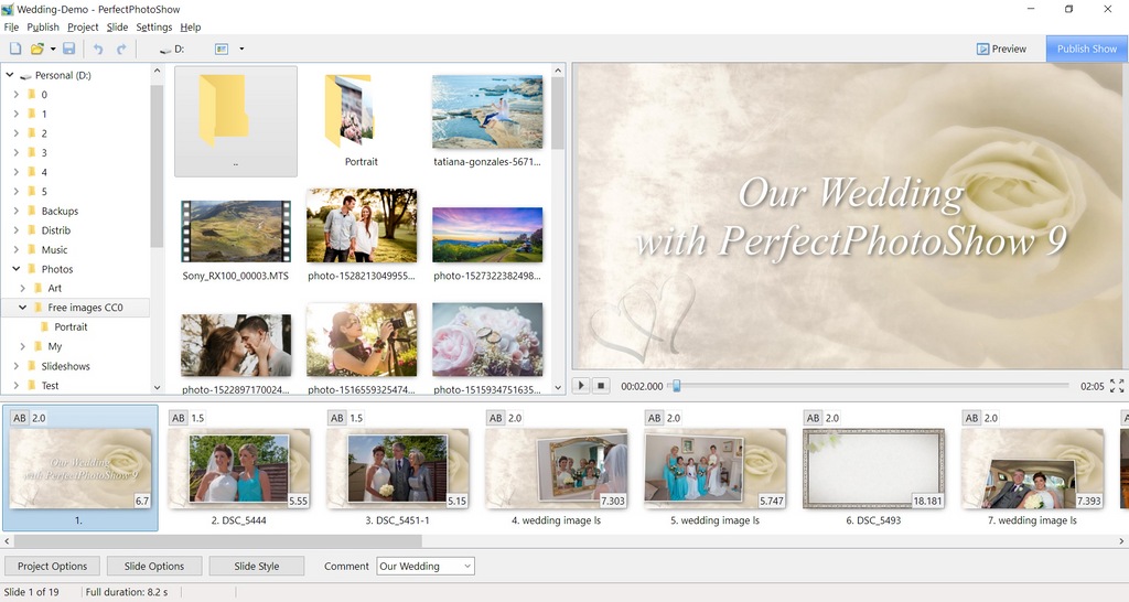 PerfectPhotoShow Screenshot